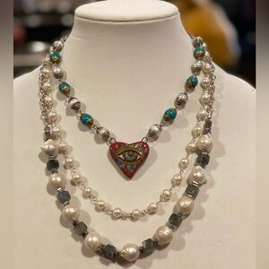 Handmade set of 3 necklaces